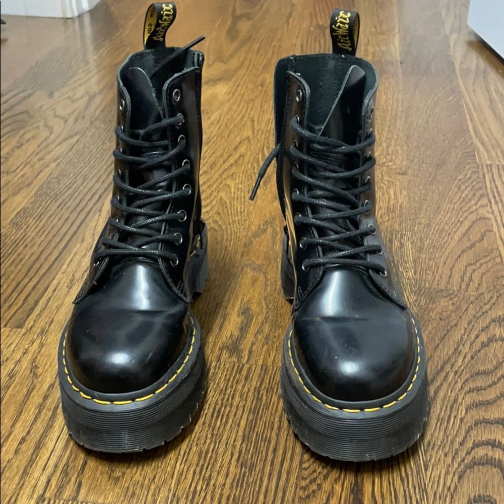 Dr. Martens Jadon Platform Boots- Black
